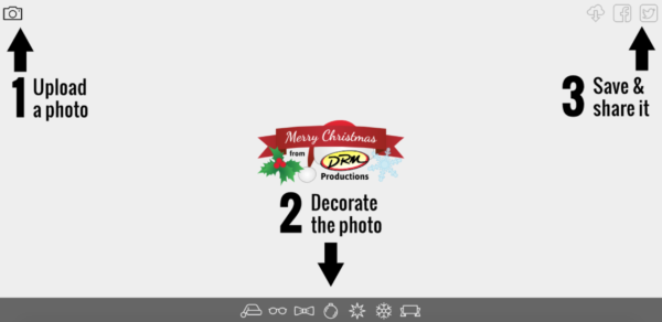 Visit drminc.com/christmas17 to decorate your photo!
